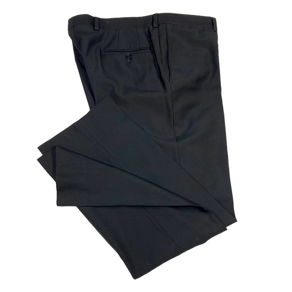 Larrimor’s Pants Super 100’s Wool W36 L32 Black